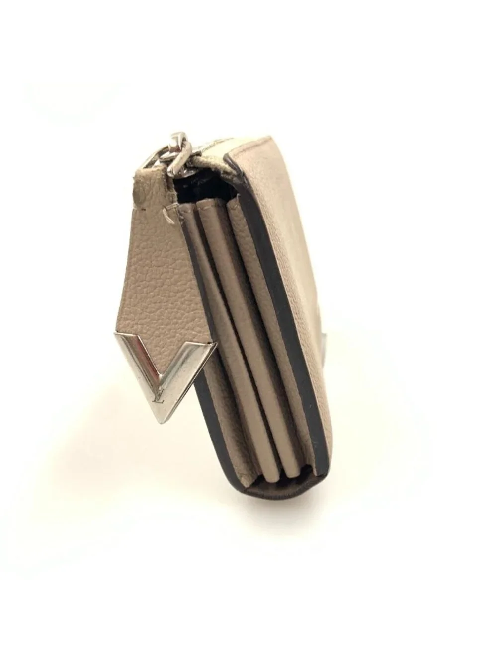 Louis Vuitton Portefeuille Comet L-shaped Zipper Wallet Beige